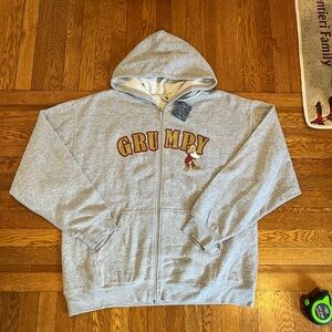 Y2K NWT Grumpy Disney zip‎ up